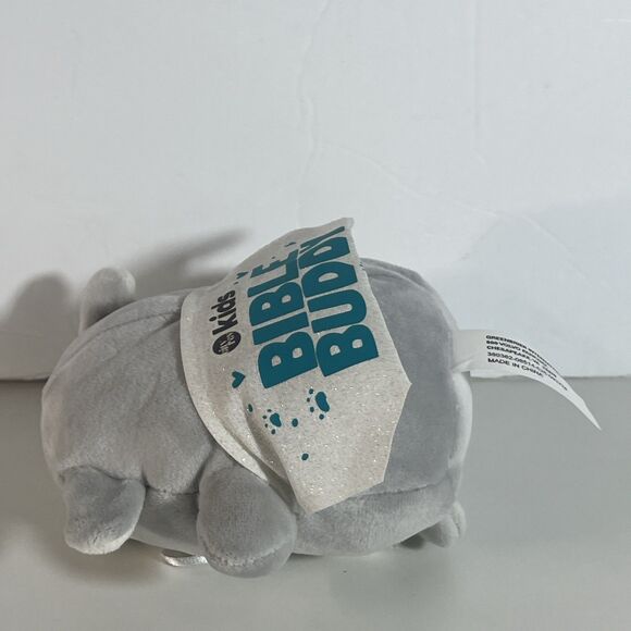 Squishable Round Grey/White lamb Stuffed Gray Plush Toy 6’’ - Picture 5 of 8